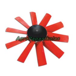 ΦΤΕΡΩΤΗ ΓΙΑ ΤΟΥΡΜΠΙΝΑ ΚΟΜΠΛΕ 60S 800mm 10 ΠΤΕΡΥΓΙΑ