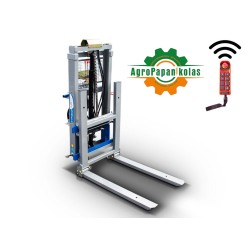 Κλαρκ για τρακτέρ 2 σταδιων με ανύψωση βάρους 800kg και ύψους 180εκ, υδρ. πλάγια μετατόπιση, υδρ. ρύθμιση μπούμας και ασύρματο χειριστήριο. CLARK800 DUPLEX180-RC