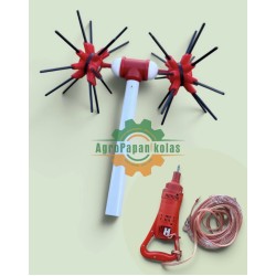 ΕΛΑΙΟΡΑΒΔΙΣΤΙΚΟ ΒΕΡΓΑ ΠΑΛΜΙΚΟΣ ΑΧΙΝΟΣ CARBON 4X4 2.80m ΜΕ ΣΩΛΗΝΑ ΑΛΟΥΜΙΝΙΟΥ ΚΑΙ ΜΟΤΕΡ 250WAT 