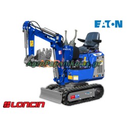 Μικρός ερπυστριοφόρος εκσκαφέας 700kg, βενζίνη, με γραμμή σφύρας EB07-BOOM