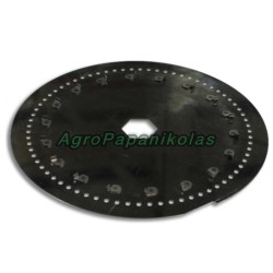 ΔΙΣΚΟΣ ΒΑΜΒΑΚΙΟΥ ΣΟΓΙΑΣ 72 ΤΡΥΠΕΣ Φ3,5mm ΣΥΜΒΑΤΟ ΜΕ ΠΝΕΥΜΑΤΙΚΗΣ GASPARDO OEM G22230198