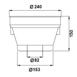 ΚΑΛΥΜΜΑ ΓΚΡΟΥΠ 240x150x82mm