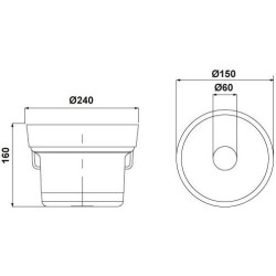 ΚΑΛΥΜΜΑ ΓΚΡΟΥΠ 240x160x60mm