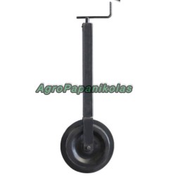 ΟΡΘΟΣΤΑΤΗΣ ΣΤΗΡΙΞΗΣ 70x700mm ΜΕ ΤΡΟΧΟ ΜΕΤΑΛΛΙΚΟ ΜΕ ΣΤΕΦΑΝΙ 320x100mm ΓΙΑ ΣΚΑΛΙΣΤΗΡΙ