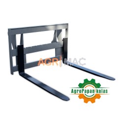 Πιρούνια κλαρκ 1200kg με ρύθμιση θέσης, Eurohitch για σύνδεση σε φορτωτή, διαβολάκι, τρακτέρ με φορτωτή EHF1200