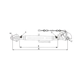 ΡΑΝΤΑΡ ΓΑΝΤΖΟ & ΑΡΘΡΩΣΗ 30Χ3 min-max 630-880