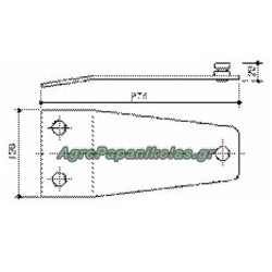 ΒΑΣΗ ΛΕΠΙΔΑΣ ΧΟΡΤΟΚΟΠΤΙΚΟΥ PZ - ZTR ZWEEGERS CM 165 5089040060 AgroZappa