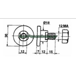 ΒΙΔΑ ΛΕΠΙΔΑΣ KUHN Φ19mm ΓΕΡΜΑΝΙΑΣ