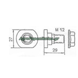 ΒΙΔΑ ΛΕΠΙΔΑΣ KRONE/ POTTINGER Φ18mm ΓΕΡΜΑΝΙΑΣ