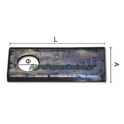 ΛΕΠΙΔΑ ΙΣΙΑ FAHR 96x40x3mm Φ19 06561542 Agrozappa