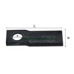 ΛΕΠΙΔΑ ΚΑΜΠΟΥΡΑ TONUTTI 123x46x4mm Φ22 MWS
