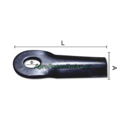 ΛΕΠΙΔΑ ΚΑΜΠΟΥΡΑ TAARUP 115x50x4mm Φ23 MWS