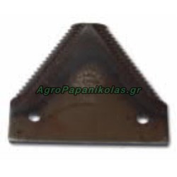 ΛΕΠΙΔΑ ΤΡΙΓΩΝΗ ΠΑΝΩ ΔΟΝΤΙ FAHR/CLAAS 614670 DIN300 2mm