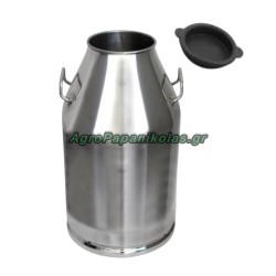 ΚΑΔΟΣ ΣΥΛΛΟΓΗΣ ΓΑΛΑΤΟΣ 30ltr ΑΡΜΕΚΤΙΚΗΣ ΑΝΟΞΕΙΔΩΤΟ ΑΤΣΑΛΙ SS
