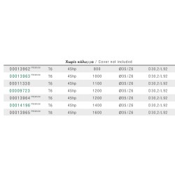 ΑΞΟΝΑΣ ΚΙΝΗΣΗΣ T60 45HP 800mm ΧΩΡΙΣ ΚΑΛΥΜΜΑ Agroequip