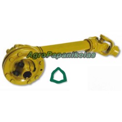 ΑΞΟΝΑΣ ΚΙΝΗΣΗΣ Τ60 800mm ΜΕ ΣΥΜΠΛΕΚΤΗ 2 ΔΙΣΚΩΝ 140mm AgroCardan