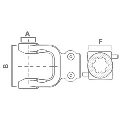 ΔΙΧΑΛΟ ΚΑΡΡΕ Τ90 41x108mm AgroCardan