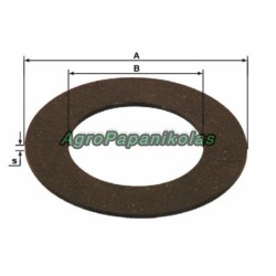 ΔΙΣΚΟΣ ΤΡΙΒΗΣ ΣΥΜΠΛΕΚΤΗ (ΦΕΡΜΟΥΪΤ) ΑΞΟΝΑ PTO 120x68x3.6mm