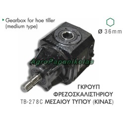 ΓΚΡΟΥΠ ΦΡΕΖΟΣΚΑΛΙΣΤΗΡΙΟΥ TB-278C 41mm ΕΞΑΓΩΝΟ ΚΙΝΑΣ