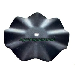 ΔΙΣΚΟΣ ΚΥΜΑΤΟΕΙΔΗΣ 510mm, ΤΡΥΠΑmm 31x31, ΠΑΧΟΣmm 5.00