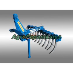 Πετροσυλλέκτης για τρακτέρ, με Hardox 450 σταβάρια και 360º περιστροφή YBS160