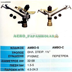 ΕΚΤΟΞΕΥΤΗΡΑΣ ΜΕ ΤΑΛΑΝΤΕΥΟΜΕΝΟ ΒΡΑΧΙΟΝΑ «AMBO-S» & «AMBO-C»